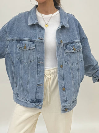 Throw On + Go Denim Jacket | Denim | +Plus Available | RESTOCK