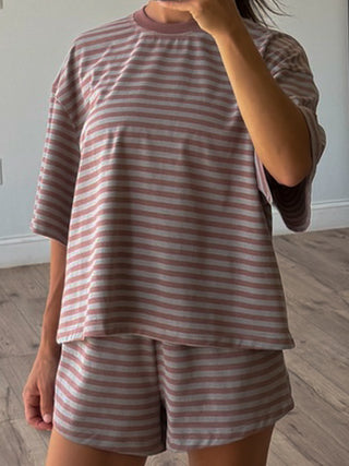 In The Air Relaxed Tee | Smoky Rose