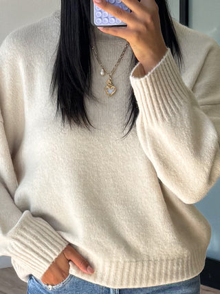 Berkshire Knit Sweater | Cream