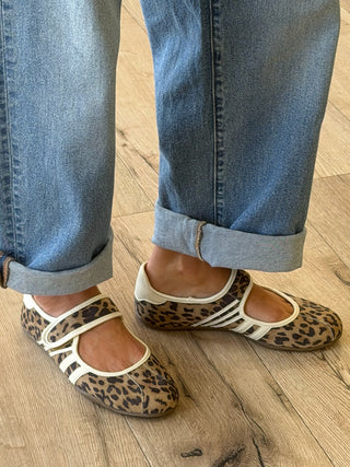 Leopard Mary Jane Sneakers