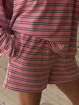 Perfectly Aligned Lounge Shorts | Bubblegum