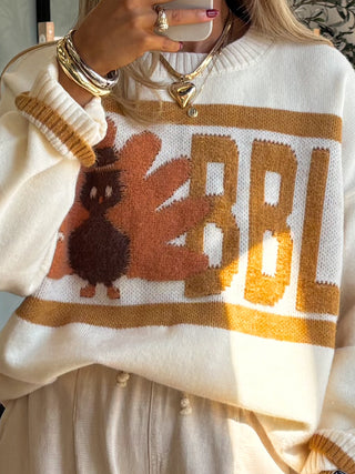 'Gobble' Knit Sweater