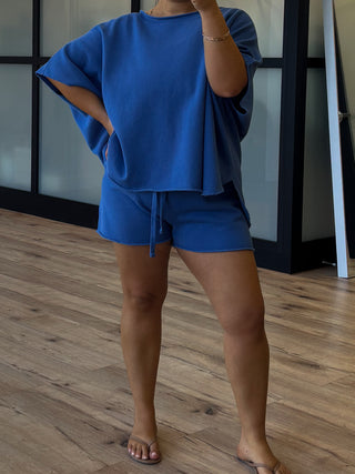 Worn Well Oversized Top | Royal Blue