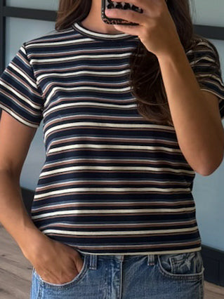 Jaelyn Stripe Tee
