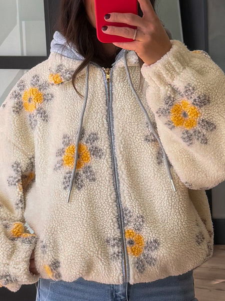 Daisy Thorn Sherpa Bomber Jacket – Shop Talulah