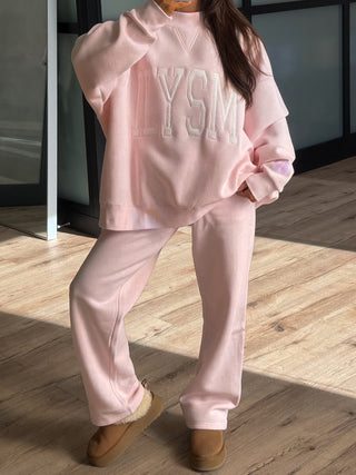 "ILYSM" Mock Neck Sweatshirt | +Plus Available