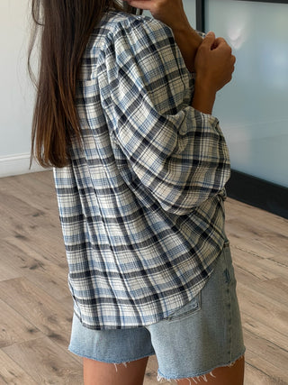 Timberline Plaid Button-Down Top | Coastline