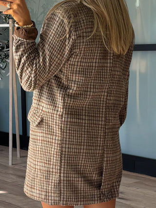 Milani Plaid Blazer