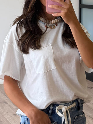 Cruiser Pocket Tee | White
