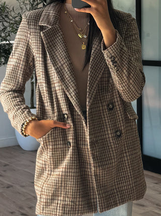 Milani Plaid Blazer