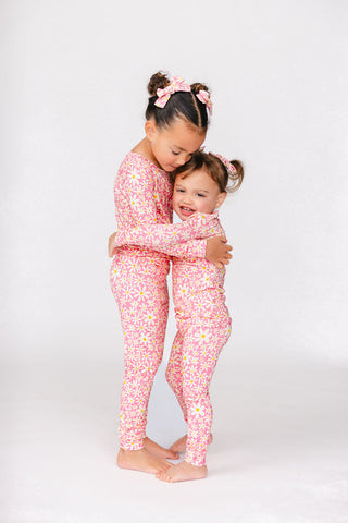 Kids Ditsy Daisy Pajama Set | Tiny Talulah