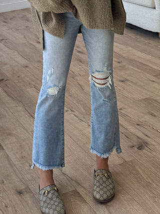 Mason Flare Cropped Jeans