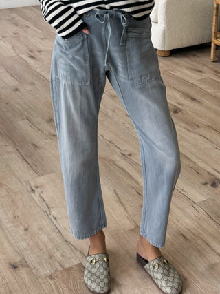 Highland Drawstring Pants | Steel Blue