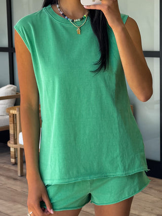 Kam Two-Piece Set | Emerald