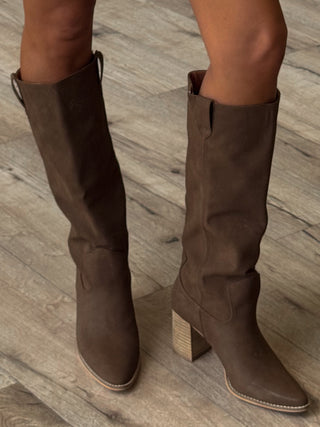 Eastwick Mid-Knee Boot | Mocha