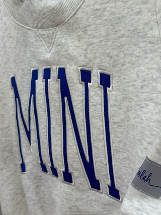 "MINI" Sweatshirt Bubble Romper | Tiny Talulah