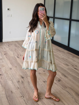 Paraiso Embroidered Dress