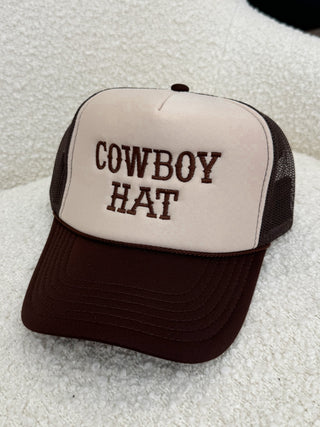 "Cowboy Hat" Trucker Hat | 3 Colors Available