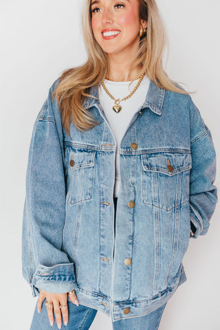 Throw On + Go Denim Jacket | Denim | +Plus Available | RESTOCK