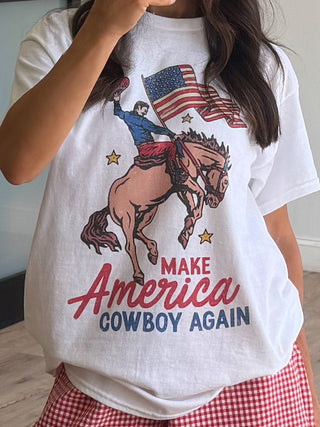 "Make America Cowboy Again" Graphic Tee