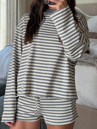 Off The Scene Ribbed Long Sleeve | Oat Stone