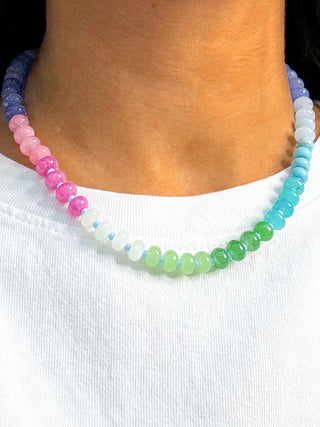 Gemstone Beaded Necklace | 6 Colors Available | RESTOCK | FINAL SALE