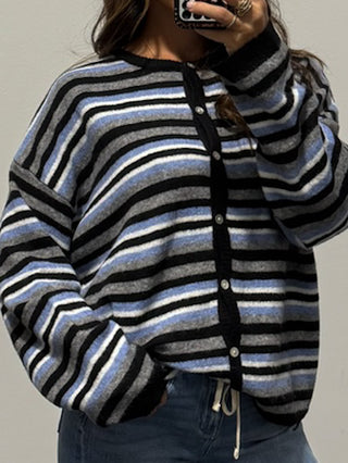 Wallace Stripe Knit Cardigan