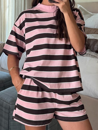 Sugar Rush Mock Neck Short Sleeve Tee