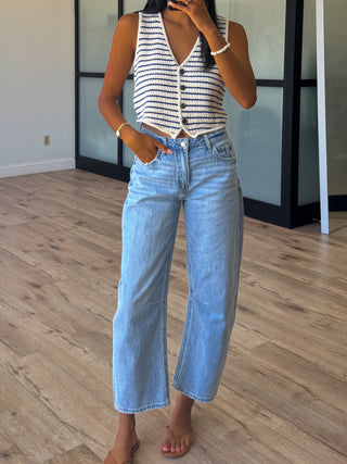 Beaufort Button Knit Top