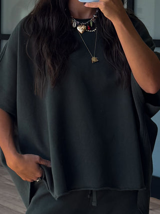 Worn Well Oversized Top | Forest