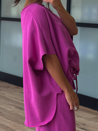 Worn Well Oversized Top | Orchid | RESTOCK
