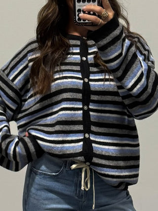 Wallace Stripe Knit Cardigan