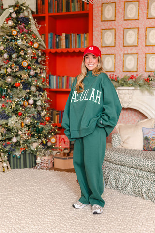 Wide-Leg Sweatpants | Forest | +Plus Available