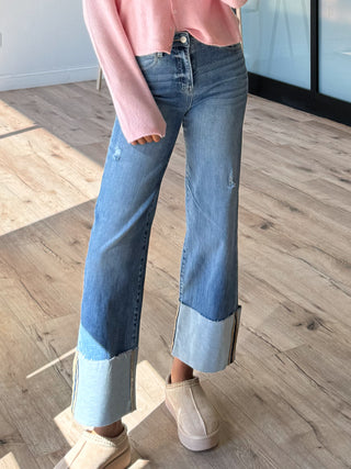 Carolina Cuff Jeans | RESTOCK