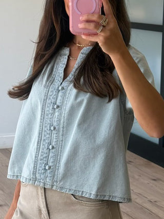 Drift Denim Top