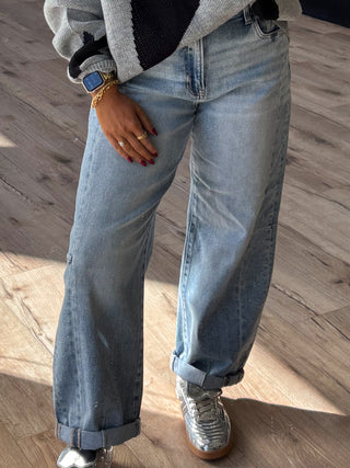 Rhea Barrel Jeans