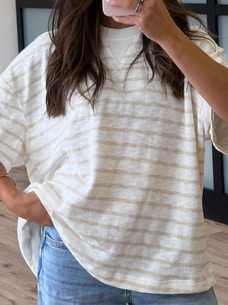 Boat Day Boyfriend Tee | Sand