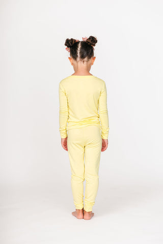 Kids Lemon Pajama Set | Tiny Talulah
