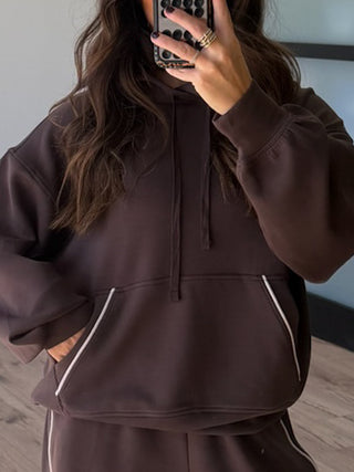 Winning Streak Active Hoodie | Espresso