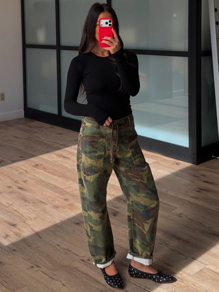 Daily Ribbed Long Sleeve | Black | RESTOCK