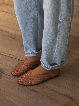 Jelly Mesh Ballet Flats