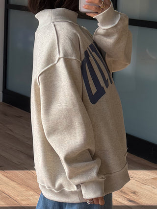 "WWJD/AMEN" Mock Neck Sweatshirt