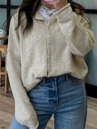 Isla Cardigan | Oat | RESTOCK