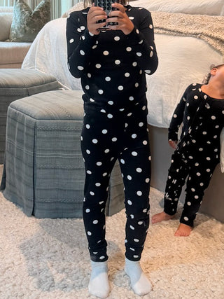 Polka Dot Ribbed Two-Piece Set | Tiny Talulah