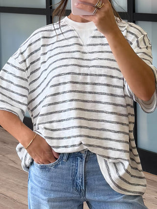 Boat Day Boyfriend Tee | Black