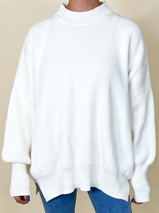 Bookclub Oversized Sweater | Ivory | +Plus Available | RESTOCK
