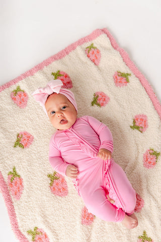 Pink Poppy Ruffle Zippy | Tiny Talulah