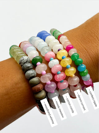 Gemstone Stacking Bracelets | 5 Colors Available