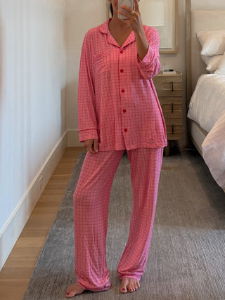 Pink Picnic Women's Pant Set | +Plus Available