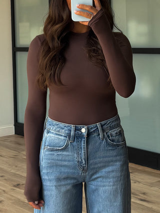 Aligned Long Sleeve | Chocolate